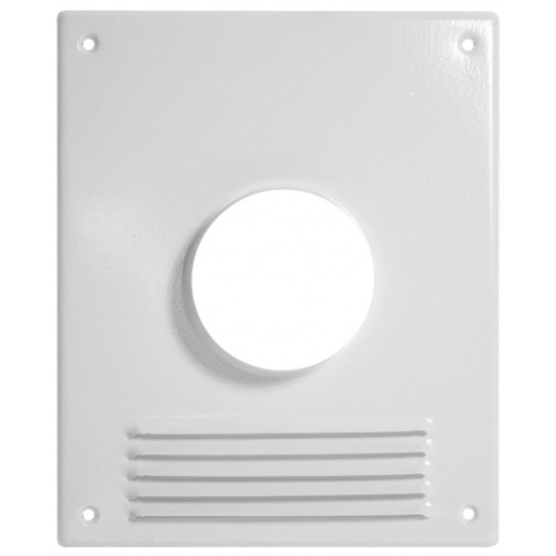 Площадка торцевая круглого воздуховода Ø130мм 196х236мм Флекс решетка, металлическая купить в интернет магазине Санрай73