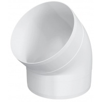 Колено 45° Ø125мм Era ККП круглое пластиковое