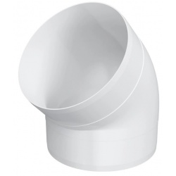 Колено 45° Ø100мм Era ККП круглое пластиковое