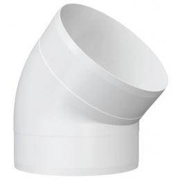 Колено 45° Ø100мм Era ККП круглое пластиковое