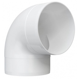 Колено 90° Ø100мм Era ККП круглое пластиковое