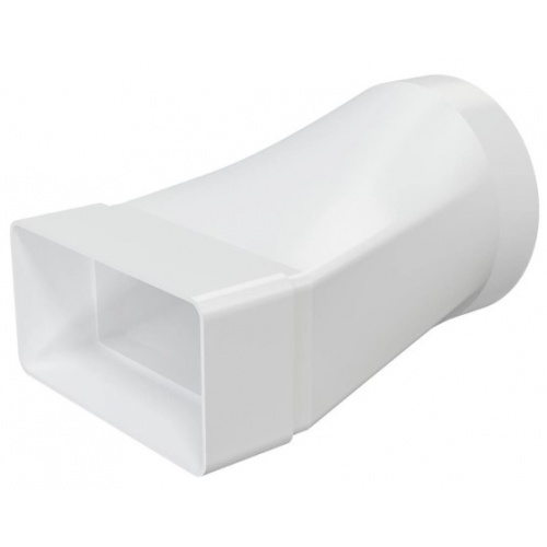 Переход воздуховода Ø100мм эксцентриковый 60х120мм Era СПКП пластиковый купить в интернет магазине Санрай73