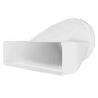 Переход воздуховода Ø125мм эксцентриковый 60х204мм Era СПКП пластиковый