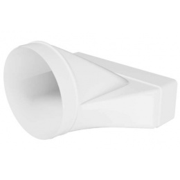 Переход воздуховода Ø125мм эксцентриковый 60х204мм Era СПКП пластиковый