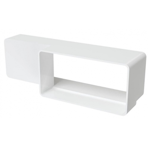 Переход воздуховода 60х204 эксцентриковый 60х120мм Era РПП пластиковый купить в интернет магазине Санрай73