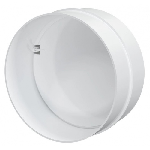 Соединитель круглого воздуховода Ø125мм Era СКПО обратный клапан, пластиковый купить в интернет магазине Санрай73