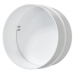 Соединитель круглого воздуховода Ø100мм Era СКПО обратный клапан, пластиковый