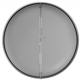 Соединитель круглого воздуховода Ø100мм Era СКц обратный клапан, сталь оцинкованная