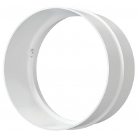 Соединитель круглого воздуховода Ø125мм Era СКП пластиковый