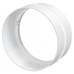 Соединитель круглого воздуховода Ø100мм Era СКП пластиковый