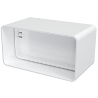 Соединитель плоского воздуховода 60х120мм Era СКПО обратный клапан, пластиковый