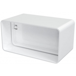 Соединитель плоского воздуховода 60х120мм Era СКПО обратный клапан, пластиковый