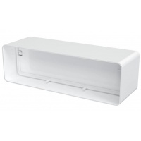 Соединитель плоского воздуховода 60х204мм Era СКПО обратный клапан, пластиковый