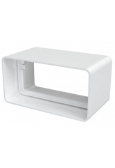 Соединитель плоского воздуховода 60х120мм Era СКП пластиковый