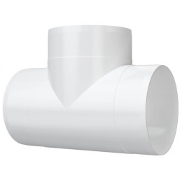 Тройник воздуховода Ø100мм Era ТП круглый пластиковый