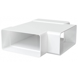 Тройник воздуховода 60х120мм Era ТПП плоский пластиковый