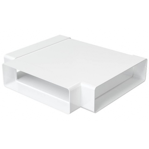 Тройник воздуховода 60х204мм Era ТПП плоский пластиковый купить в интернет магазине Санрай73