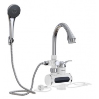 Водонагреватель-кран 3.3kw проточный Mixline WH-004 УЗО, умывальник с лейкой, индикатор температу