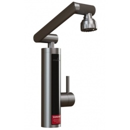 Водонагреватель-кран 3.3kw проточный Mixline WH-006 УЗО, кухня, излив трансформер, черный