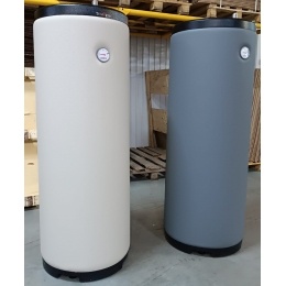 Бойлер 190л Теплорус INOX Бак 2, косвенный, экокожа серый