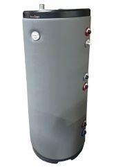 Бойлер 190л Теплорус INOX Бак 1, косвенный, экокожа серый