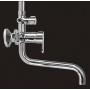 Душевая система Elghansa 2306683-2L (Set-34) однорычажная с ABS верхним душем 254 мм