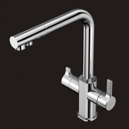 Смеситель для кухни Elghansa KITCHEN Pure Water 56A5511, выход для фильтра, высокий излив, рычажный