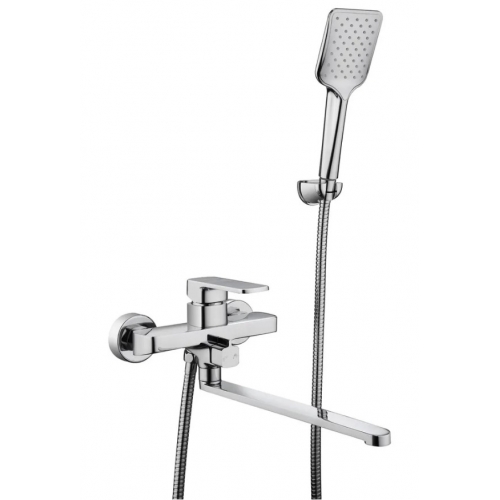 Смеситель для ванны Elghansa HEFFEN 5352520 однорычажный с душевым комплектом, хром купить в интернет магазине Санрай73