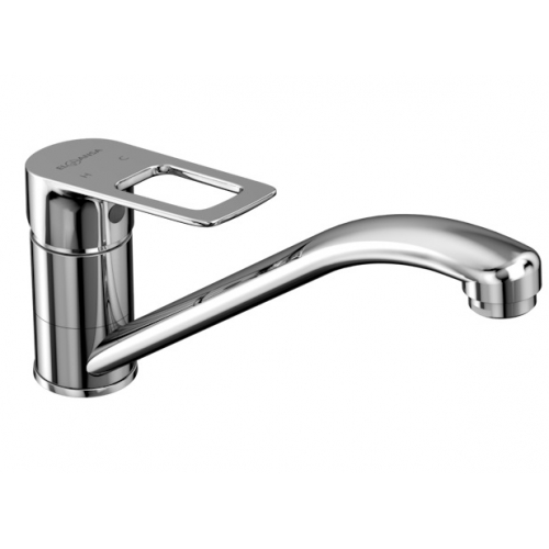 Смеситель для кухни Elghansa Brunn  Plus 56A1506 длинный излив, однорычажный купить в интернет магазине Санрай73