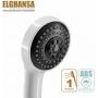 Лейка душевая Elghansa HAND SHOWER MH-B31-White, 1 режим, 82 мм, белая/черная