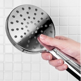 Лейка душевая Elghansa HAND SHOWER PK-058-Chrome, 3 режима, 120 мм, силиконовые форсунки, хром