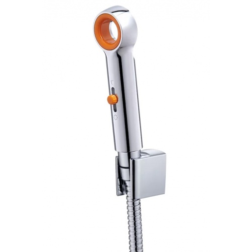 Гигиенический душ двухрежимный BF-19C-Orange с держателем и шлангом 100 см купить в интернет магазине Санрай73