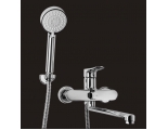 Смеситель для ванны Elghansa HEZERLEY New 5365599 однорычажный с душевым комплектом, хром