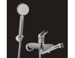Смеситель для ванны Elghansa HEZERLEY New 5365599 однорычажный с душевым комплектом, хром