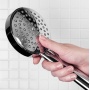 Лейка душевая Elghansa HAND SHOWER MB-100-Chrome, 3 режима, 100 мм