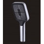 Лейка душевая Elghansa HAND SHOWER PK-045, 3 режима, 100 мм, силиконовые форсунки, хром черный