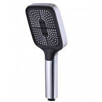 Лейка душевая Elghansa HAND SHOWER PK-045, 3 режима, 100 мм, силиконовые форсунки, хром черный