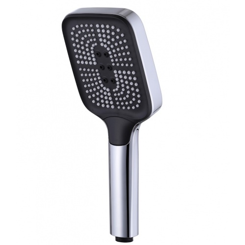 Лейка душевая Elghansa HAND SHOWER PK-045-Black, 3 режима, 100 мм, силиконовые форсунки, черный купить в интернет магазине Санрай73