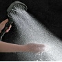 Лейка душевая Elghansa HAND SHOWER PK-095, 3 режима, 130 мм, силиконовые форсунки, хром черный