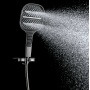 Лейка душевая Elghansa HAND SHOWER PK-095, 3 режима, 130 мм, силиконовые форсунки, хром черный