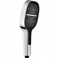 Лейка душевая Elghansa HAND SHOWER PK-095, 3 режима, 130 мм, силиконовые форсунки, хром черный
