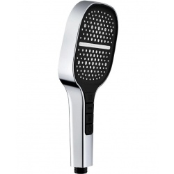 Лейка душевая Elghansa HAND SHOWER PK-095, 3 режима, 130 мм, силиконовые форсунки, хром черный