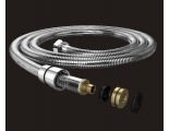Шланг для душа Elghansa SHOWER HOSE SH001-New, растягивающийся 150-195 см, хром