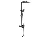 Душевая система ESKO STT5054 Black, термостатический, излив, тропический душ, ручной душ, штанга