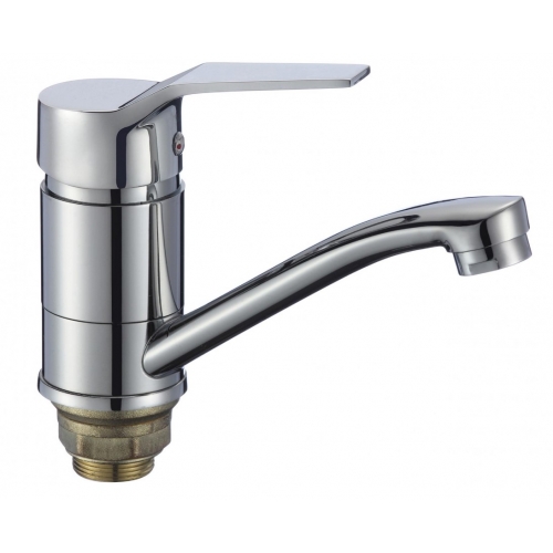 Смеситель для кухни Fmark FM4563, поворотный излив, однорычажный, хром купить в интернет магазине Санрай73