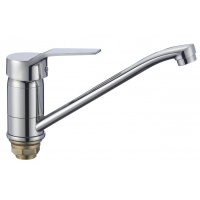 Смеситель для кухни Fmark FM4963, длинный излив, однорычажный, хром