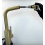 Смеситель для кухни Fmark FS8266C, высокий выдвижной излив, однорычажный, матовое золото