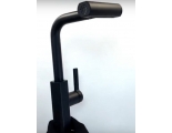 Смеситель для кухни Fmark FS8266H, высокий выдвижной излив, однорычажный, черный