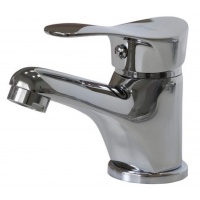 Смеситель для раковины Frap F1014-B однорычажный, короткий излив