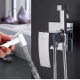 Смеситель с гигиеническим душем Gappo G7207-1 встраиваемый, хром